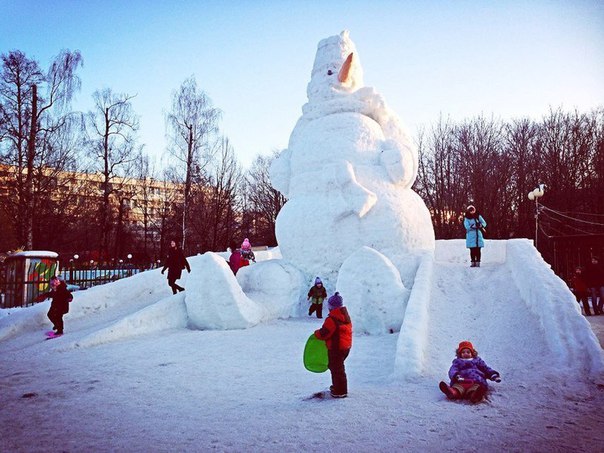 Красивый снеговик Согласны?❤